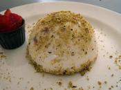 Dôme mousse chocolat blanc, vanille framboises