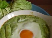 Cassolette d'asperges, crème persil