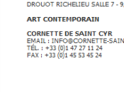 Vente CONTEMPORAIN Lundi Avril 2013 salle Drouot