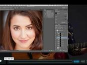 Retouche utiliser scripts dans Photoshop pour retoucher portrait