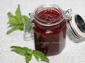Confiture fraise menthe