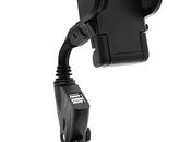 Chargeur Allume Cigare Dual avec Support Universel Intégré...