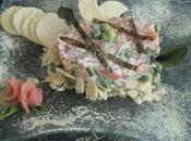 Tartare saumon style sushi destructuré