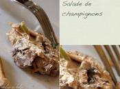 Salade champignons pour faire manger enfants