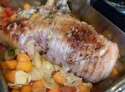 Gigot d'agneau braisé