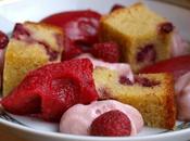 Cake Ispahan, sorbet espuma rose framboise