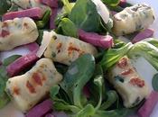 Gnocchis ricotta herbes fraiches salade