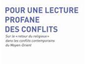 Pour lecture profane conflits Georges CORM Éditions Découverte