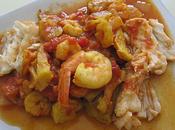 Rougail crevettes poisson