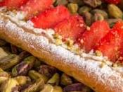 Eclairs craquelés chantilly fraises