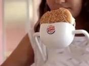 nouveau buzz Burger King: mains libres pour hamburger