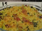 Plat Gratin Coquillettes Courgettes Bacon