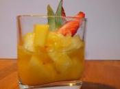Salade ananas-mangue rhum