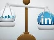 LinkedIn Viadeo nombre visites