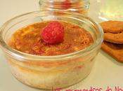 Gratin framboises spéculoos