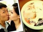 Première machine café imprime votre photo dans mousse