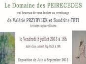 Valérie Przybylek Sandrine Téti exposent domaine Peirecédes Cuers (Var)