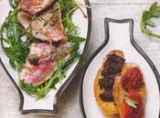 Rougets salade tartines tapenade