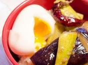 Donburi courgettes aubergines