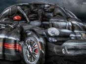 bodypainting mannequins forment Fiat Abarth