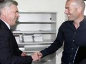 Real Madrid Ancelotti-Zidane effectue débuts