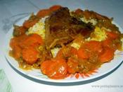 Tajine d'agneau carrottes /gingembre