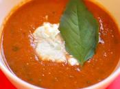 Soupe tomate froide Frozen tomato soup