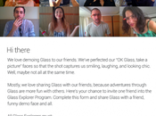 Google Glass ouvre plus phase beta