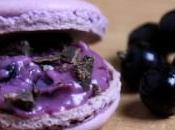 Macarons Cassis Chocolat