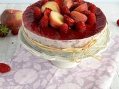 Cheesecake fraises gelée cassis...IG