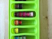 Idée rangement glaçons pour ranger canettes