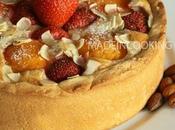 Tarte amandes, abricots fraises