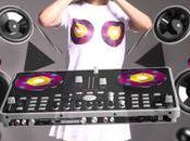 Asoberu-t, t-shirt s'illumine l'écran smartphone