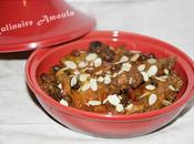 Tajine marocain lapin raisins secs