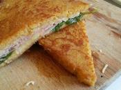 Pain perdu façon croque-monsieur… basilic {sans gluten} simple mais bon!