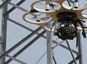 Drone inspection supports lignes électriques
