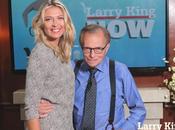 Maria Sharapova enchaîne plateaux télé
