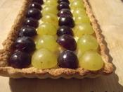 Tarte bicolore raisins