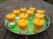 Verrines froides carottes orange