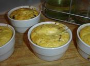 Petit flan, comté, tomates séchées, olives noir