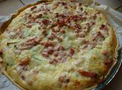 Tarte courgette -lardons-pomme terre