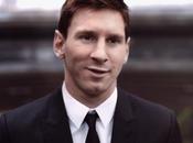 Messi enfile costume pour Samsung