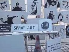 Banksy vente œuvres originales dollars pièce