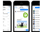 Facebook Messenger intégration contacts répertoire design