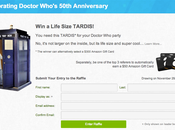 Tente gagner TARDIS taille réelle!