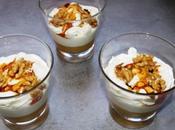 Verrines compote/chantilly