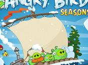Angry Birds Seasons iPhone, direction glaçons...