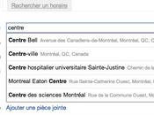 Google Agenda: champ Lieu vous offre saisie semi-automatique