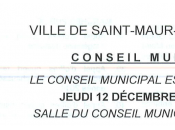 Conseil municipal décembre 2013