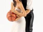 Weddingstar Basketball Dream Team Bride Groom Couple Figurine Cakes, Ethnic